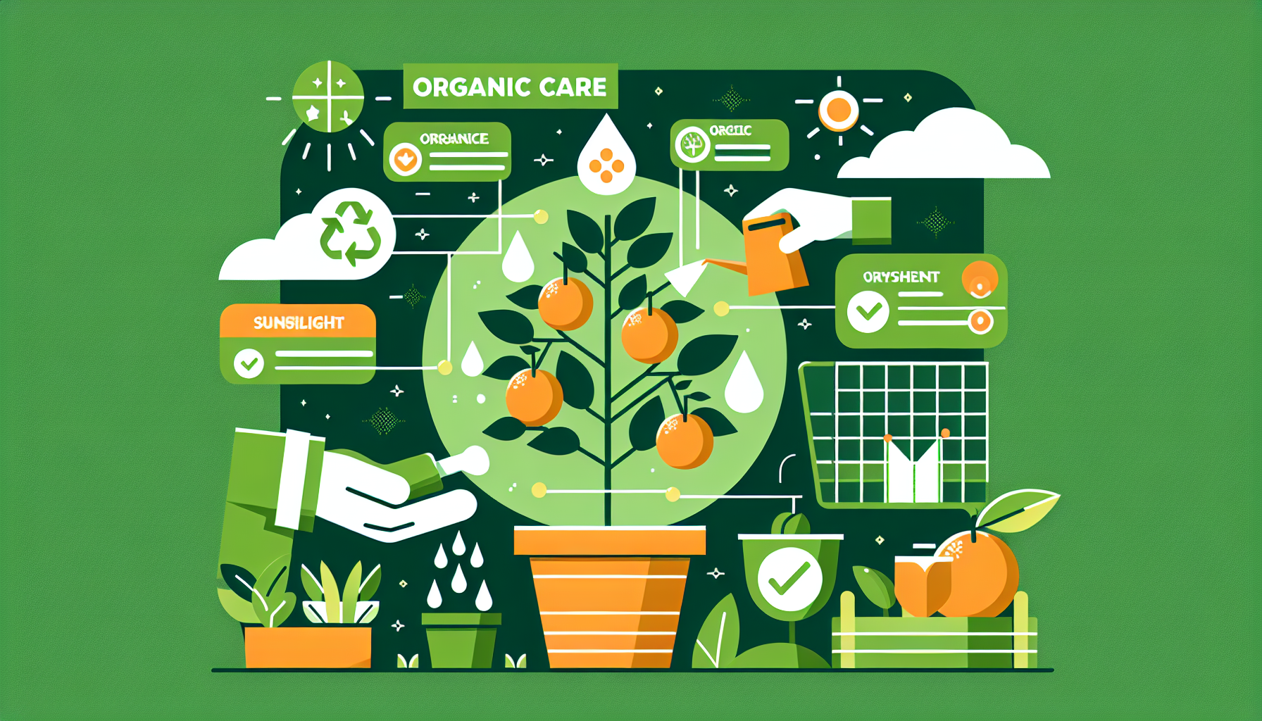 Organic Care Tips for Indoor Orange Trees